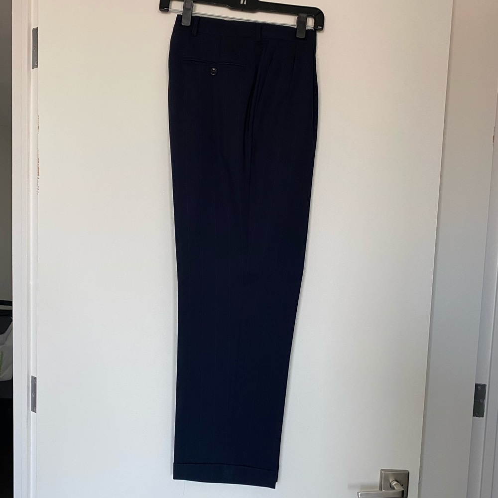 Valentino Pinstripe Suit Pants